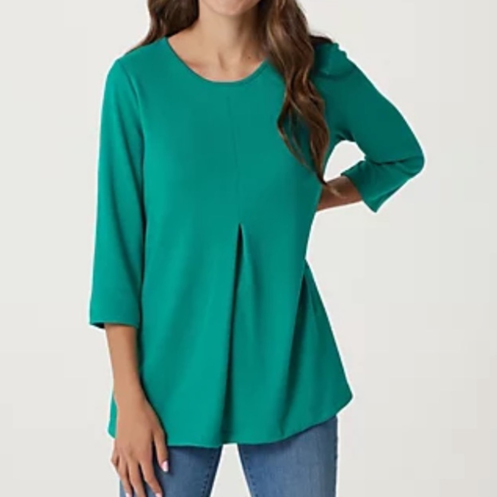 Denim & Co. Jade 3/4 Sleeve Tunic